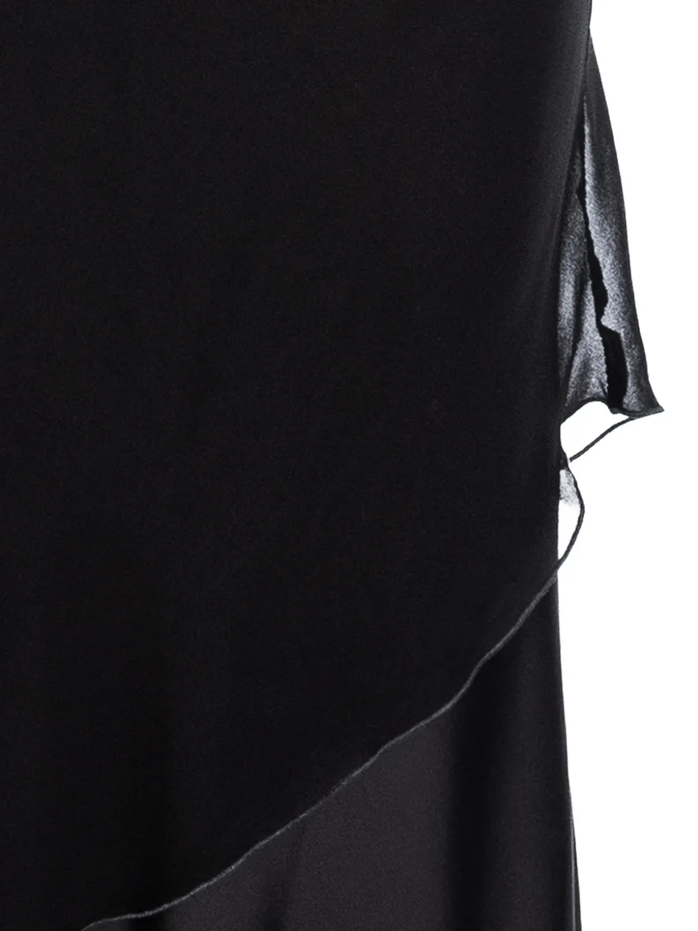 V:PM ATELIER Florance gelaagde maxi-jurk met halternek Zwart