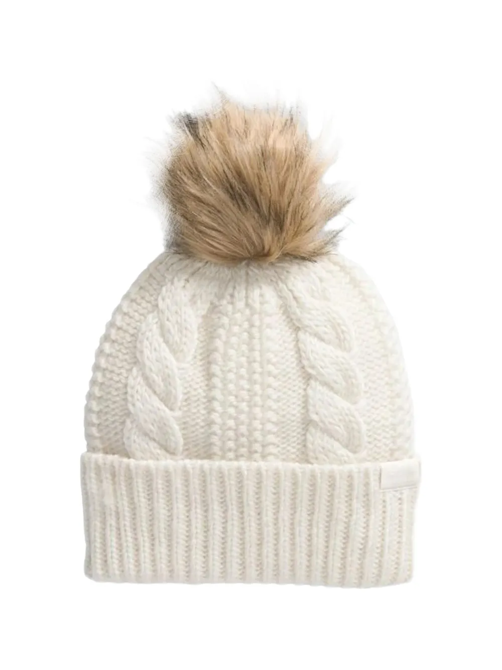 The North Face Oh Mega cable-knit beanie hat - Bianco