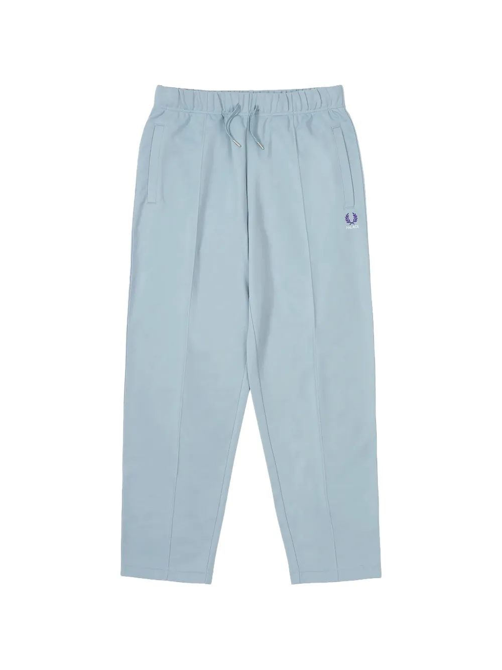 Palace x Fred Perry logo-embroidered track pants - Blu