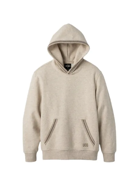 UGG Tasman braid-trim hoodie