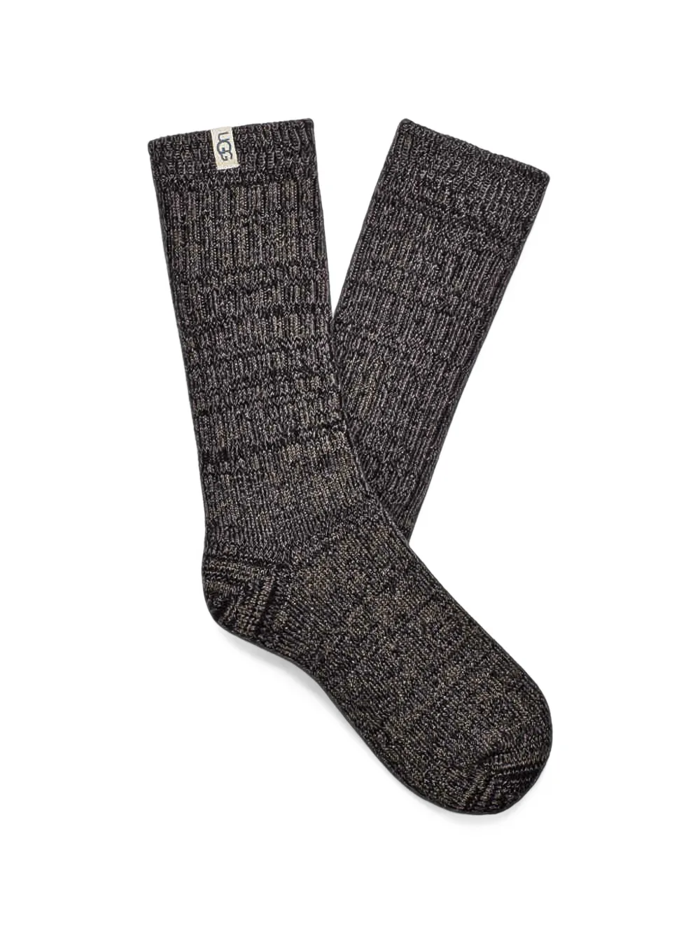 UGG rib-knit slouchy crew socks - Grau