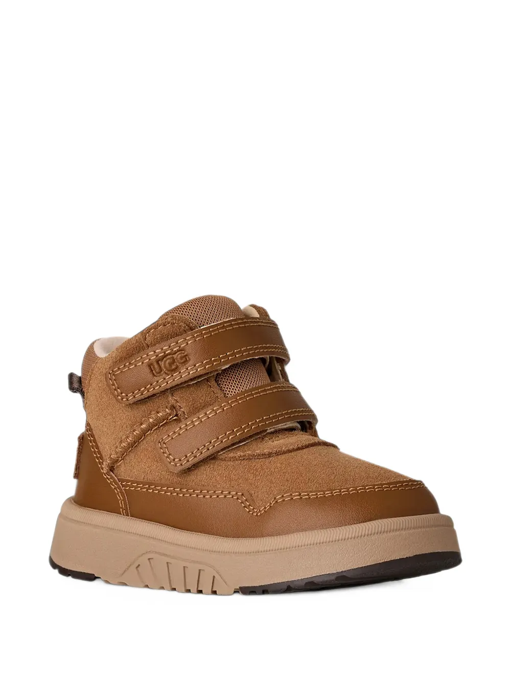 UGG Kids Rennie touch-strap sneakers - Marrone