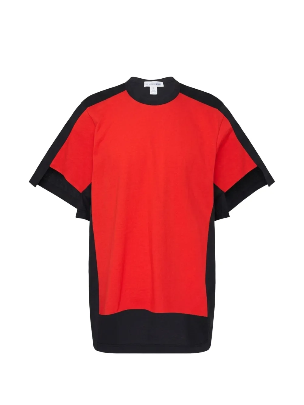 Comme Des Garçons Shirt dual-layer T-shirt Rood
