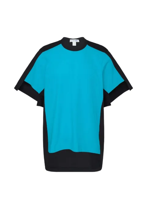 Comme Des Garçons Shirt playera con paneles y doble capa