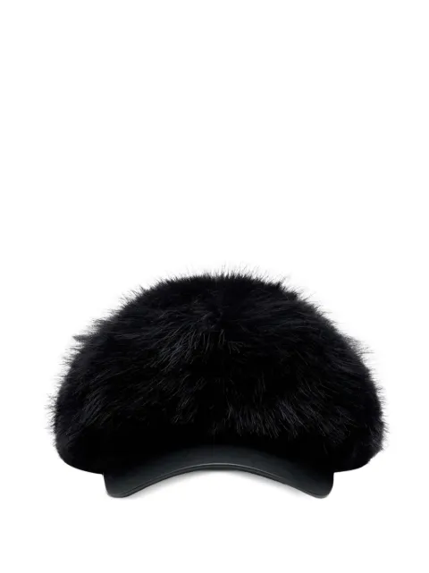 Comme Des Garçons Shirt faux-fur baseball cap