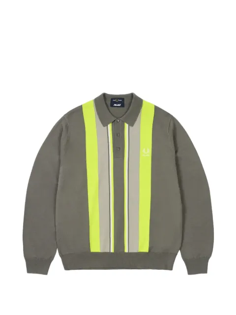 Palace x Fred Perry long-sleeve knitted sweater