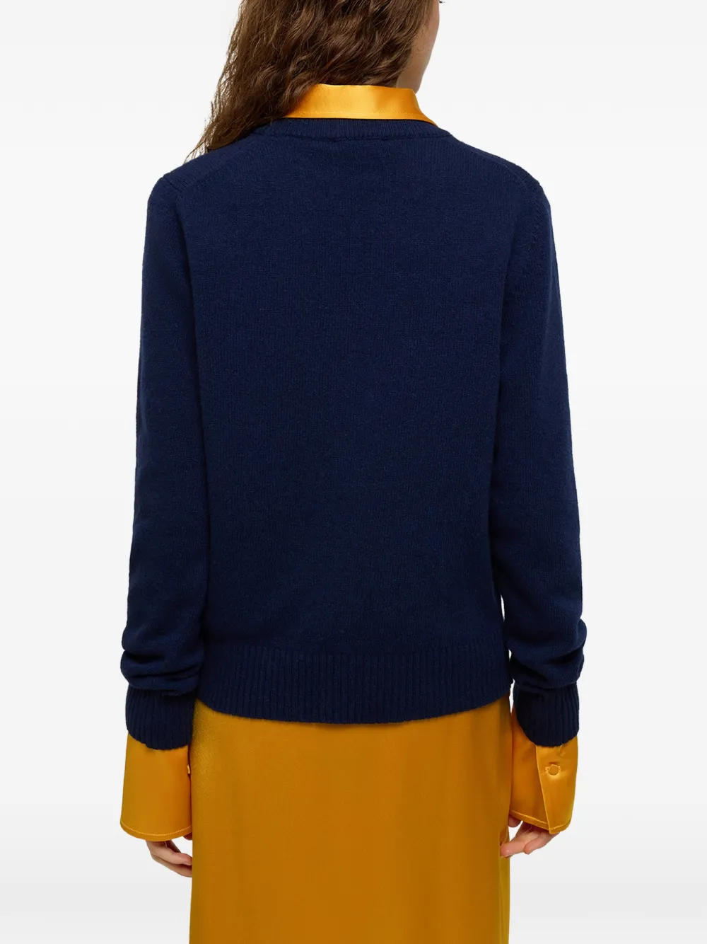 GANNI jumper with Tiger Blauw