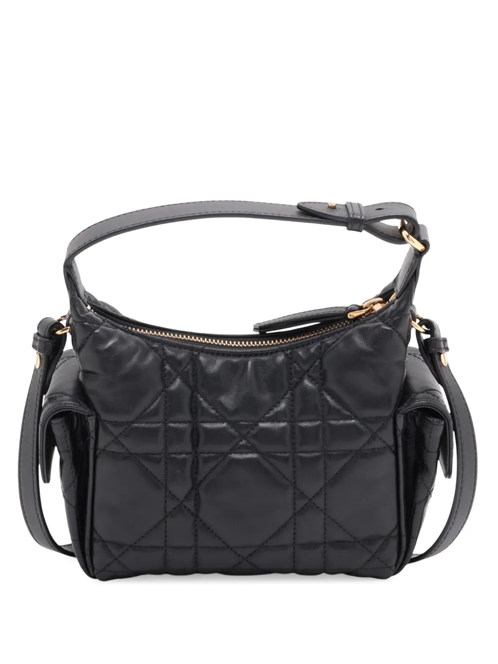 Christian Dior Pre-Owned 2015-2026 Mini Lambskin Cannage D Dream Bag satchel - Schwarz