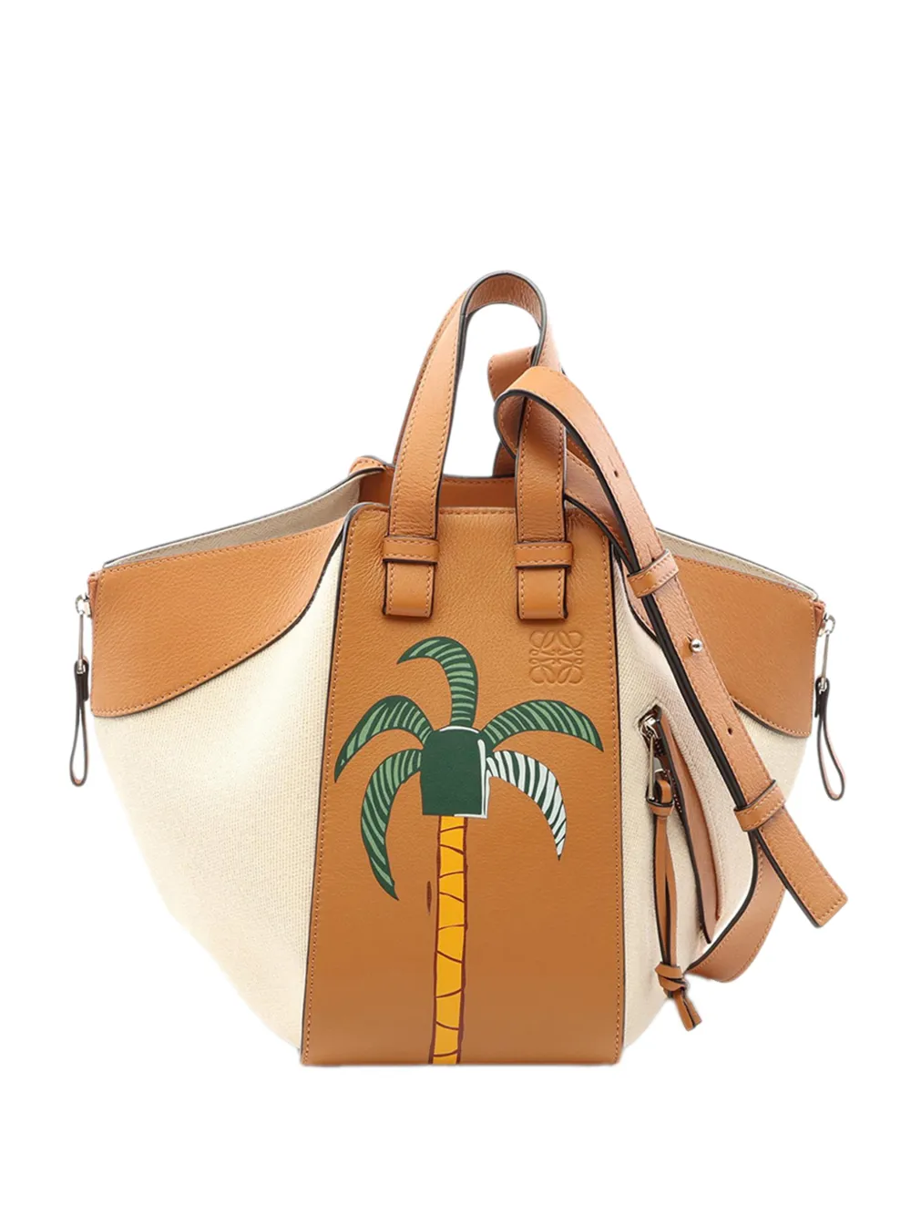Loewe Pre-Owned 2010-2026 x Ken Price Small Hammock La Palme satchel - Braun
