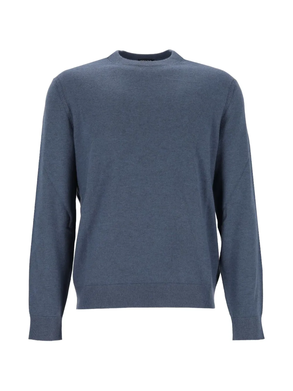 Zegna crew-neck cashmere sweater Blauw