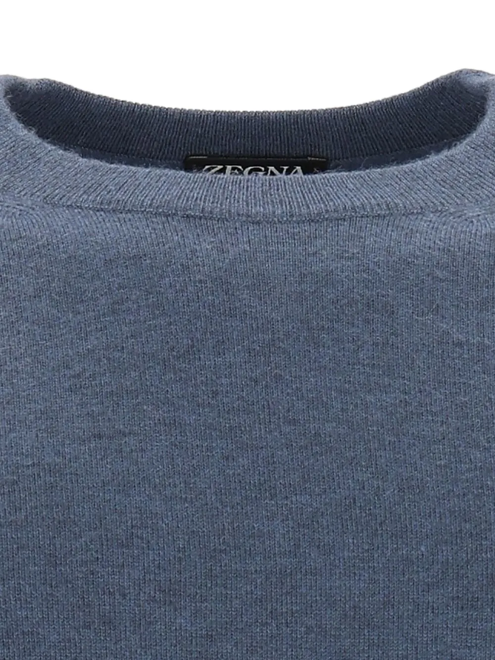 Zegna crew-neck cashmere sweater Blauw