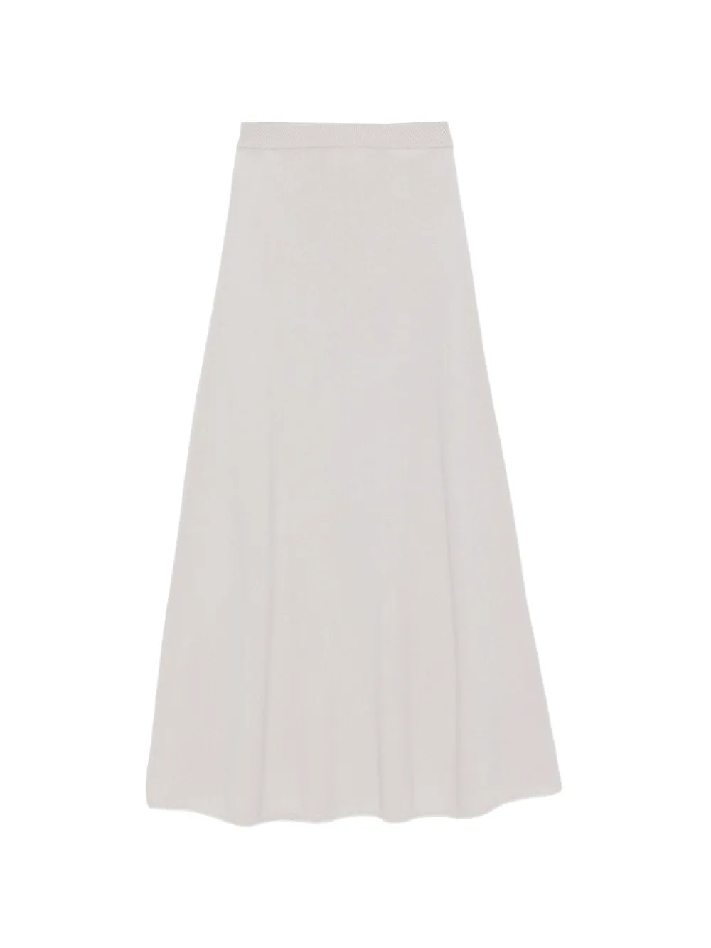 Lisa Yang A-line cashmere midi skirt - Toni neutri