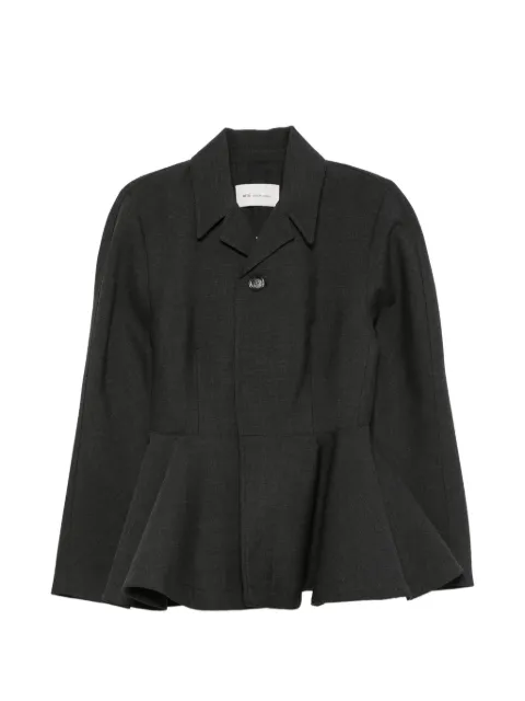 AMI Paris peplum-hem virgin wool jacket