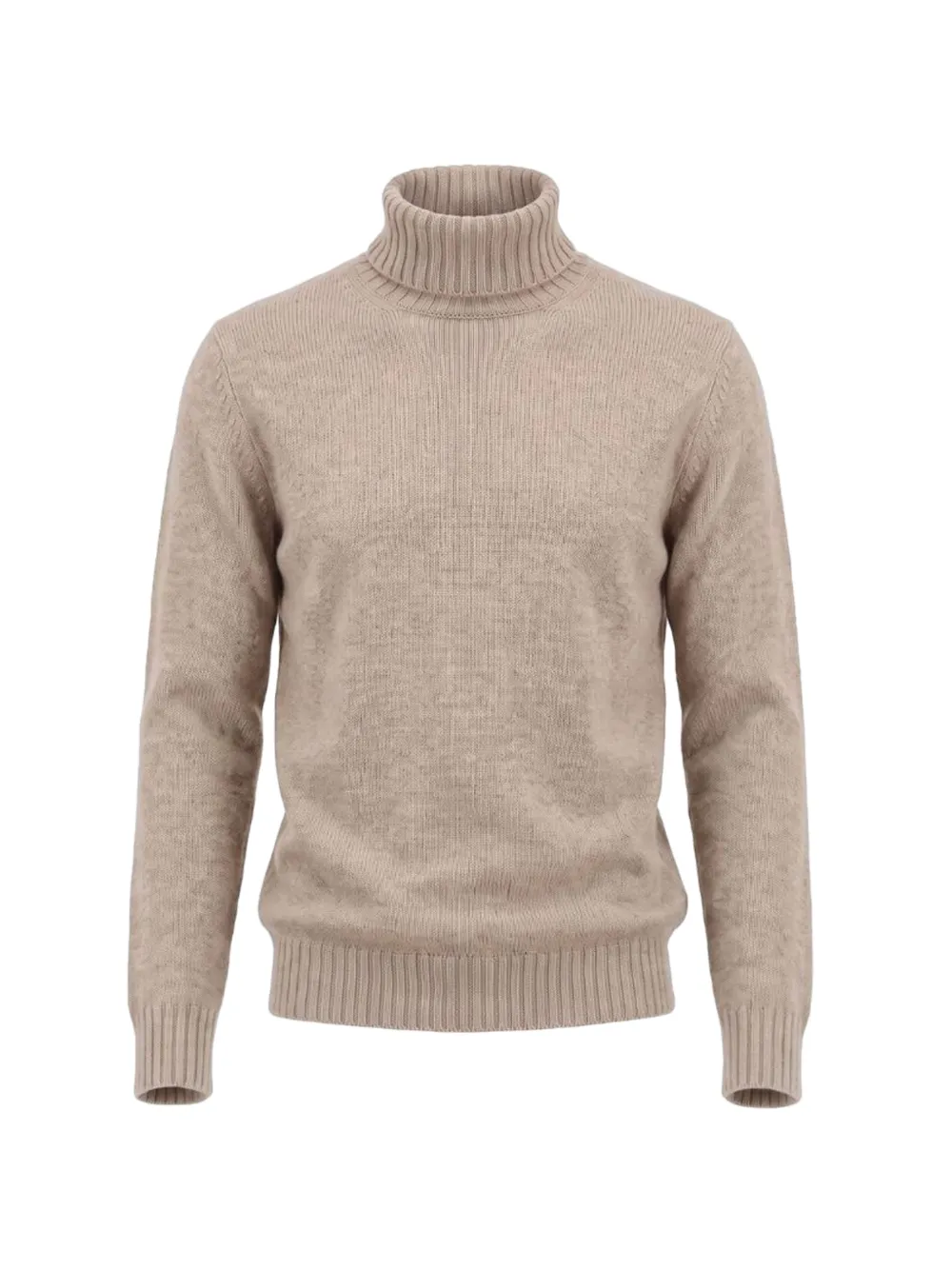 Piacenza 1733 roll-neck ribbed-trim sweater Beige