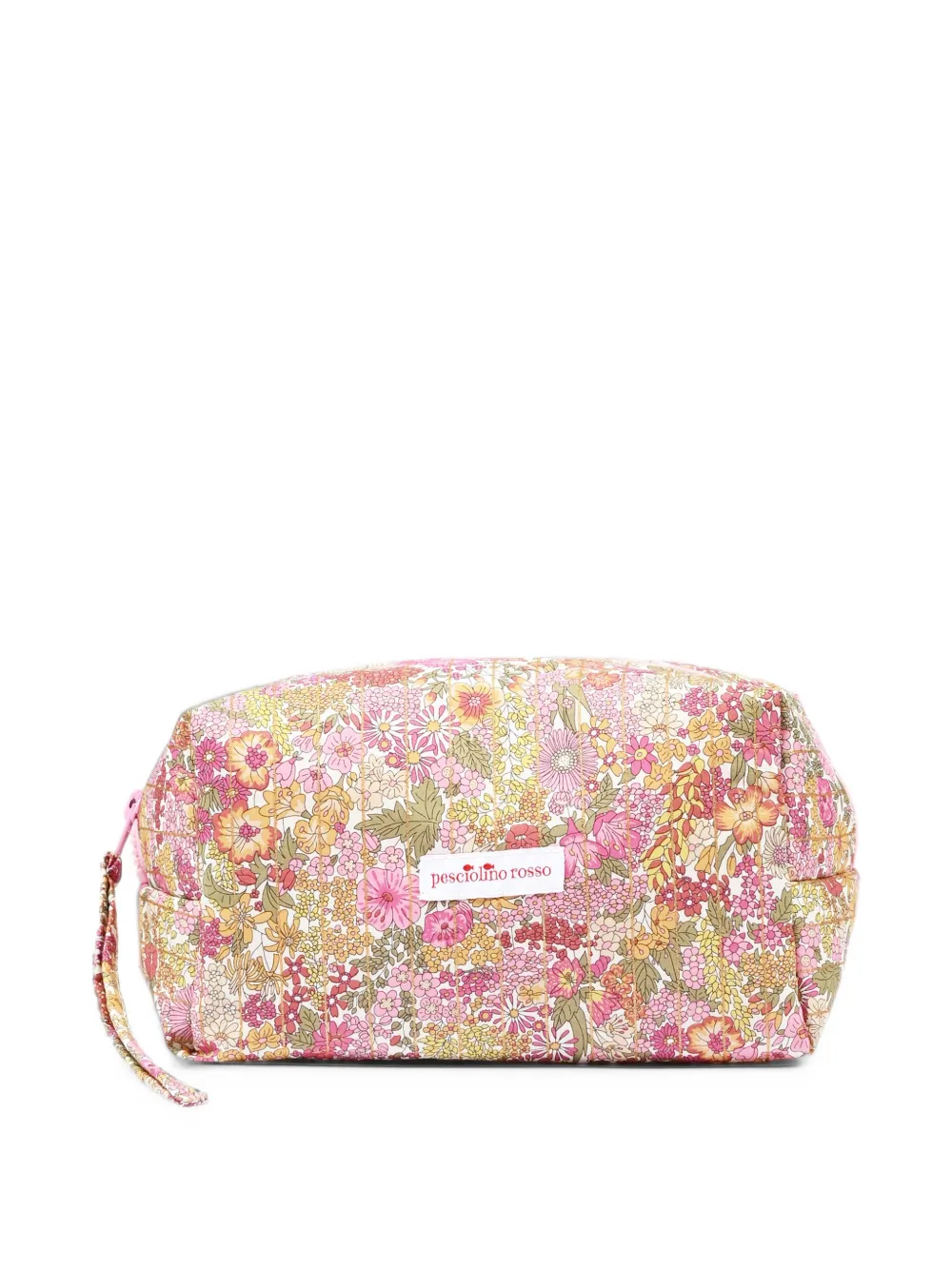 Pesciolino Rosso Kids floral-print quilted bag - Rosa
