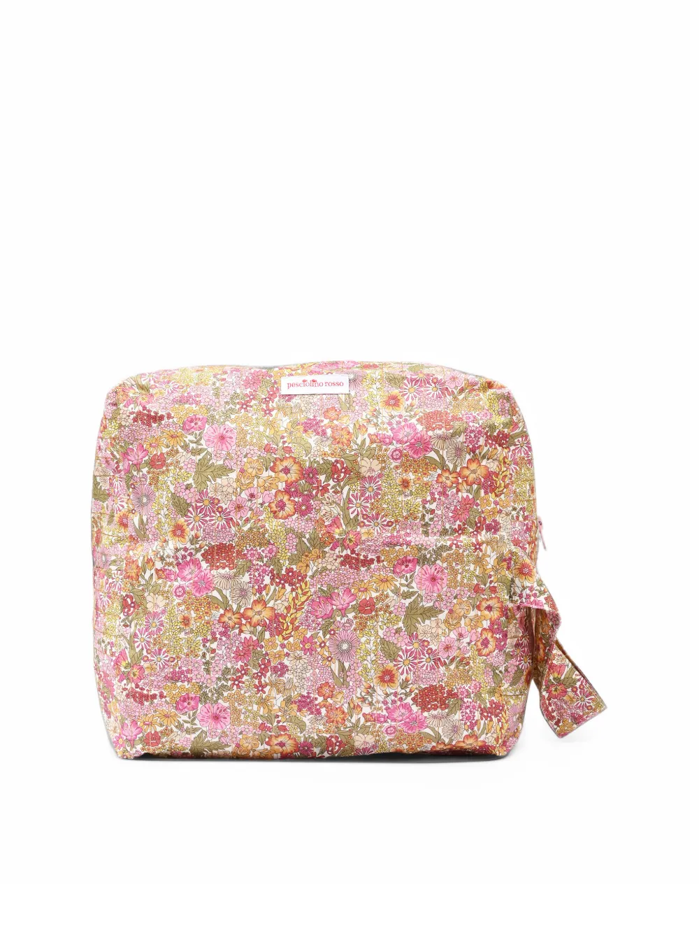 Pesciolino Rosso Kids large Liberty floral-print quilted bag - Rosa