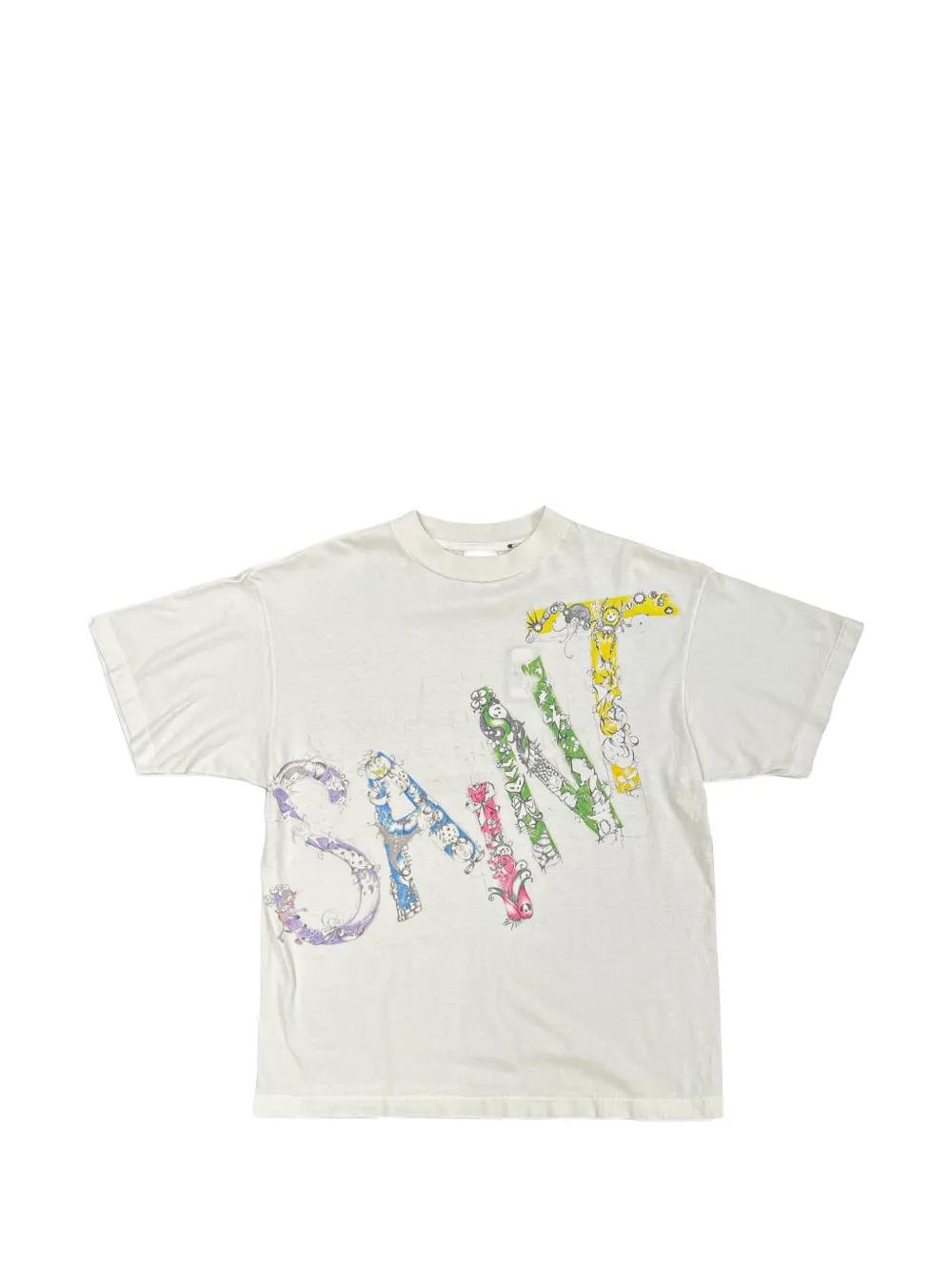 SAINT MXXXXXX graphic-print T-shirt - Weiß