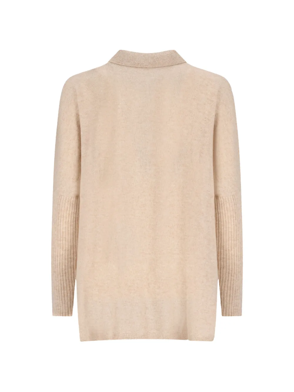 NOTSHY Andrea button-down cashmere shirt Beige