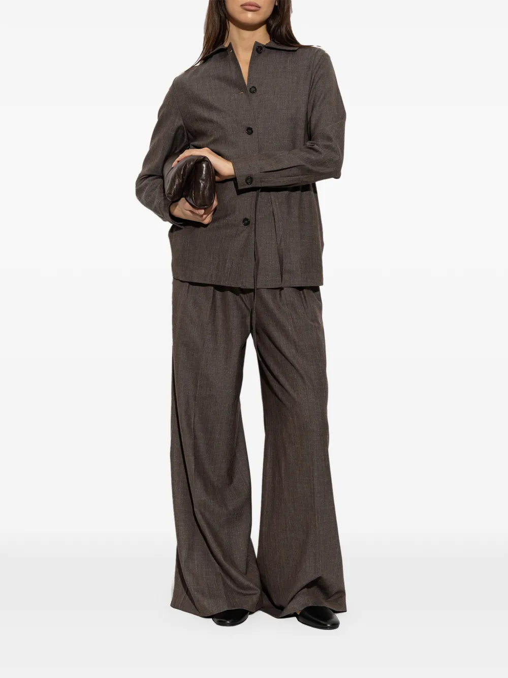 Paul & Shark belted shirt trousers set Bruin