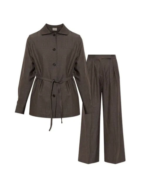 Paul & Shark belted shirt trousers set