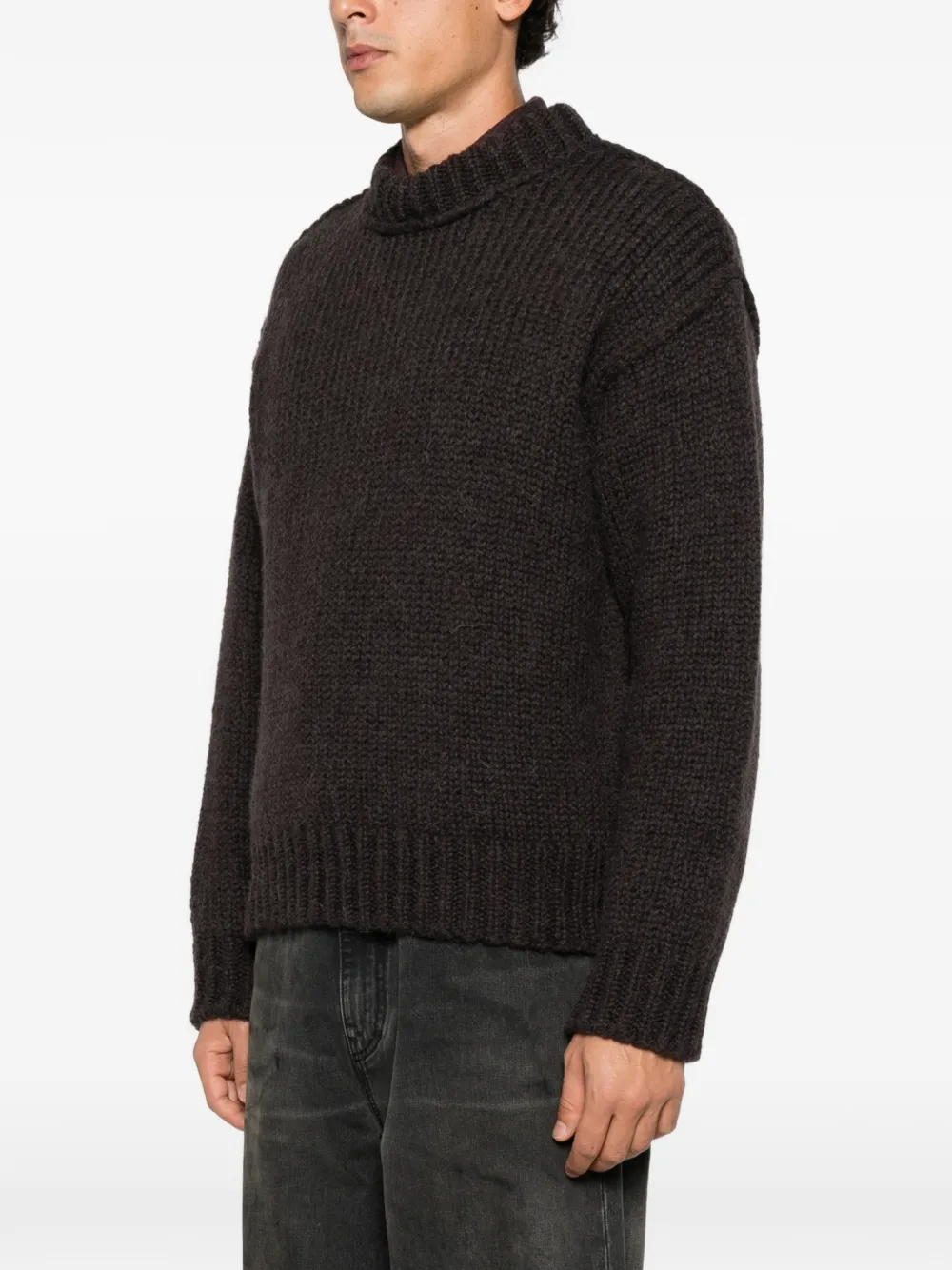 OUR LEGACY mock roundneck sweater Bruin