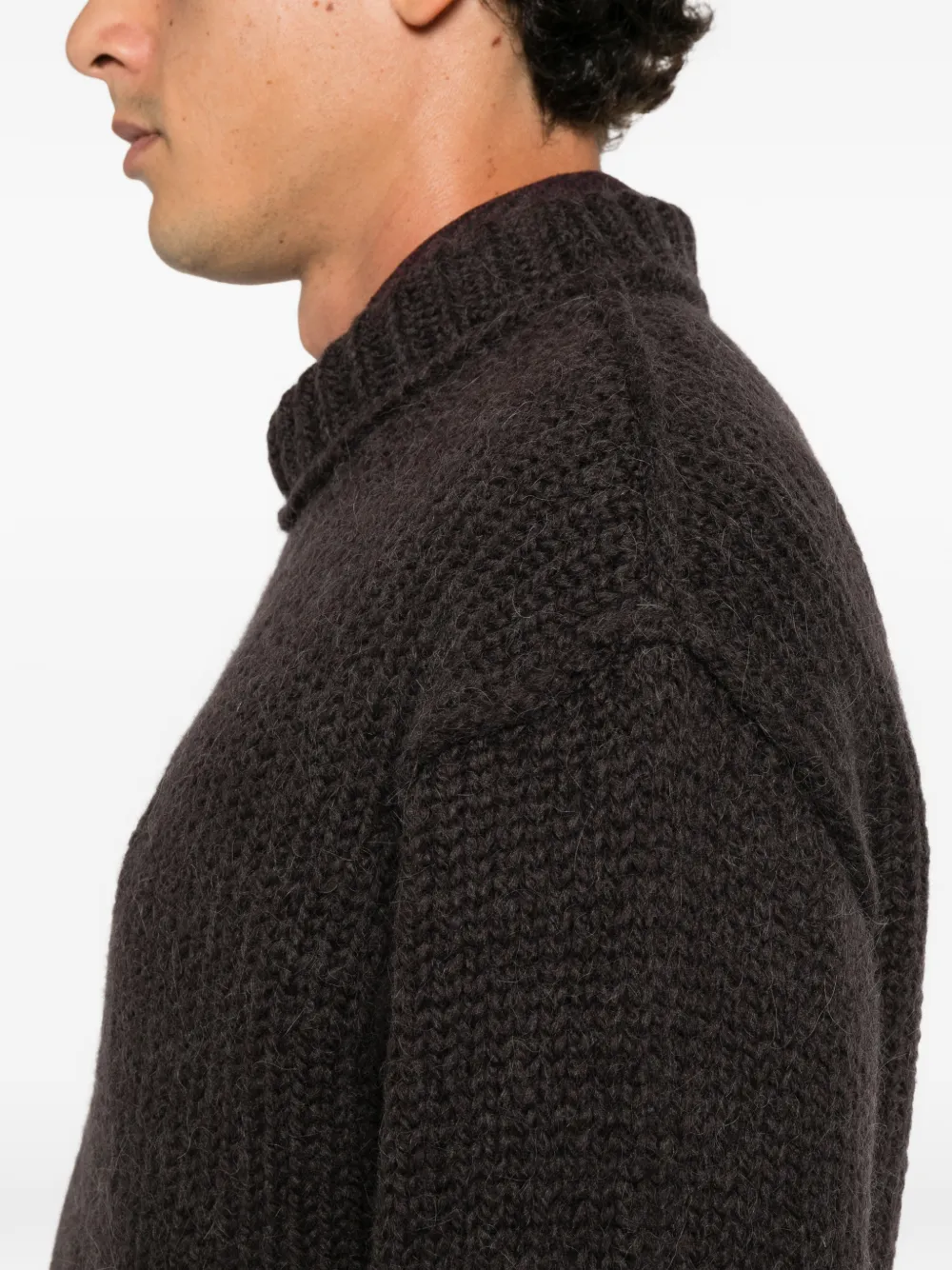 OUR LEGACY mock roundneck sweater Bruin