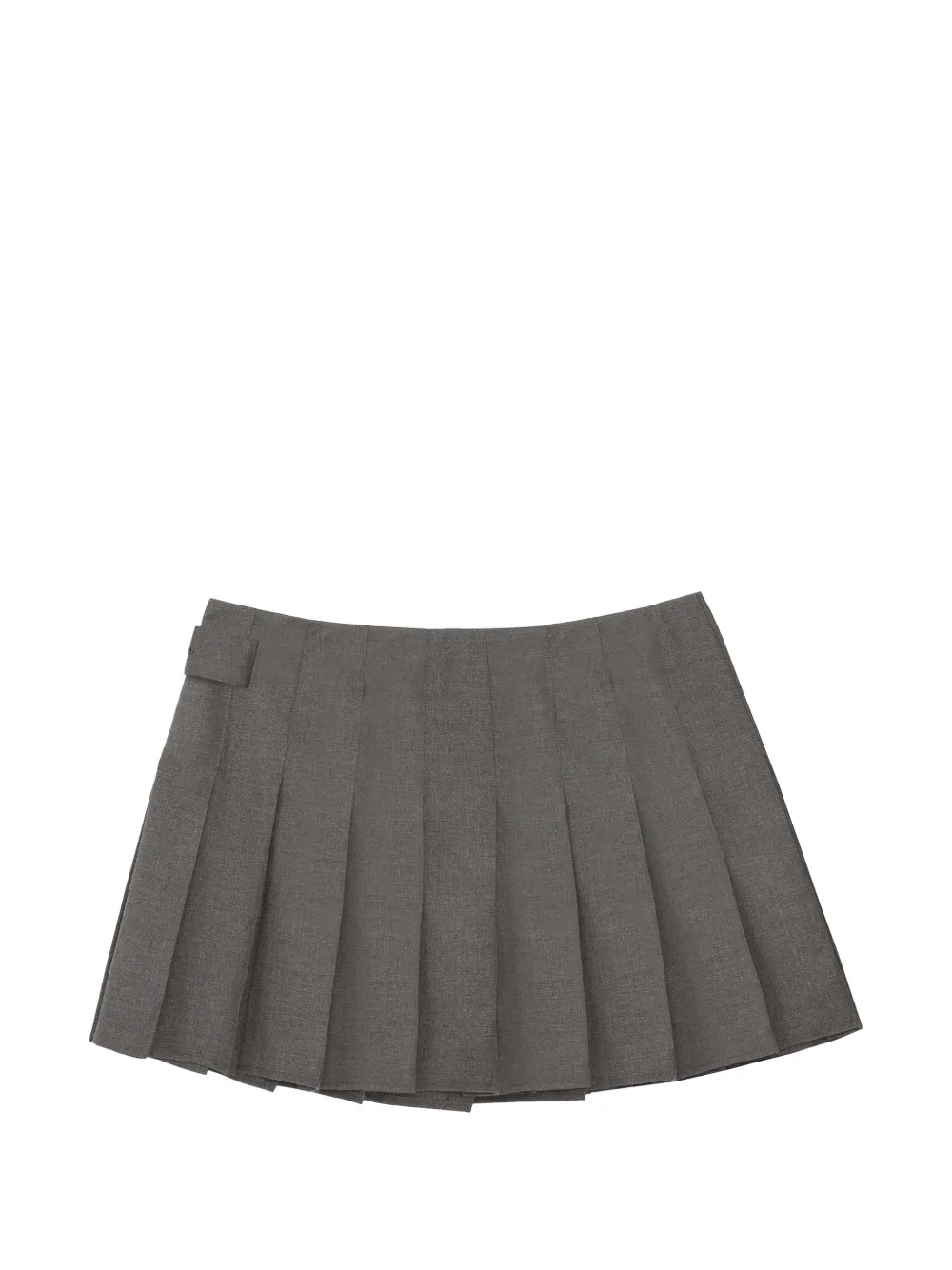 Vera Wang Morton pleated belted skirt - Grau