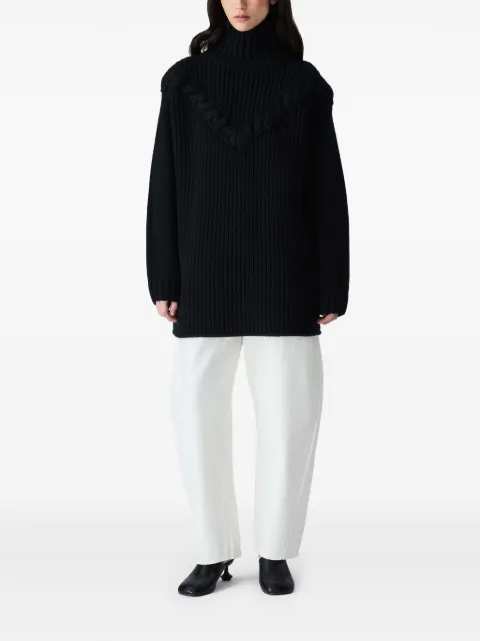 Vera Wang Pauline cable-knit wool sweater