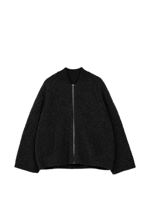 Vera Wang bouclé zip-up jacket