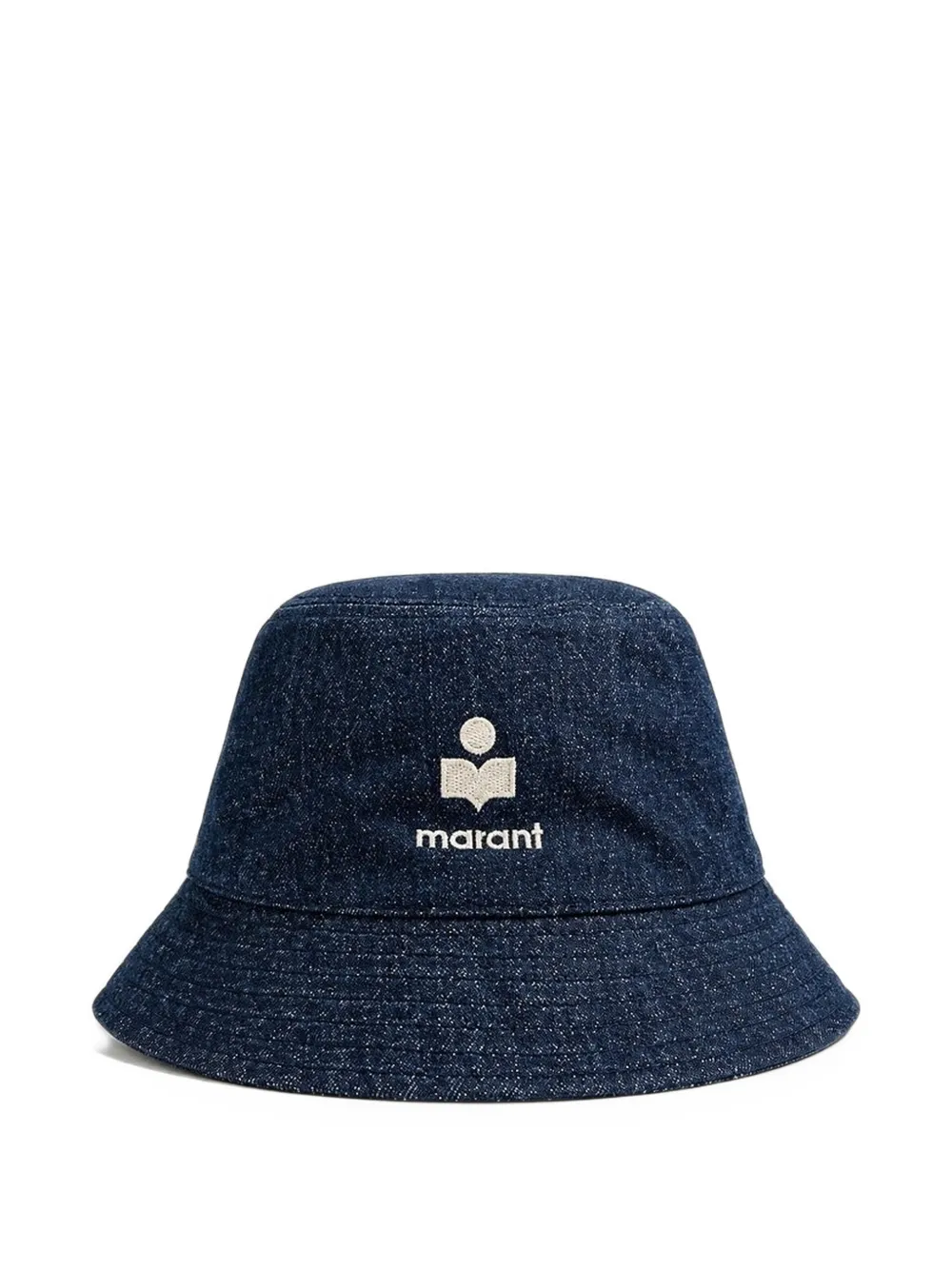 ISABEL MARANT Haley logo-embroidered bucket hat Blauw