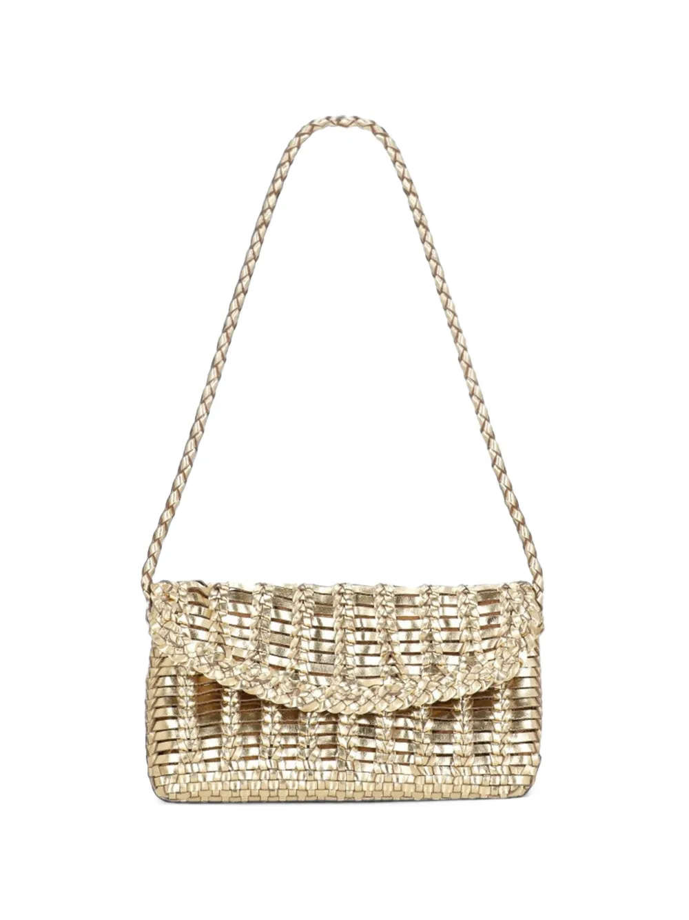 VIPERA Sheraxade leather shoulder bag - Gold