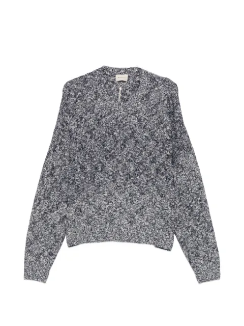 RETERNITY checkerboard-knit sweater