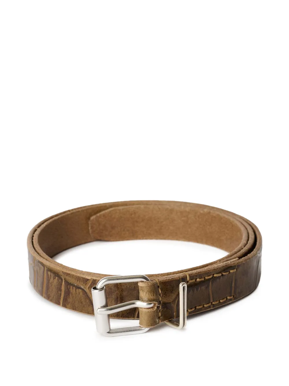 OUR LEGACY Hook belt - Marrone