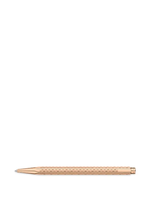 Caran d'Ache check-engraved ballpoint pen