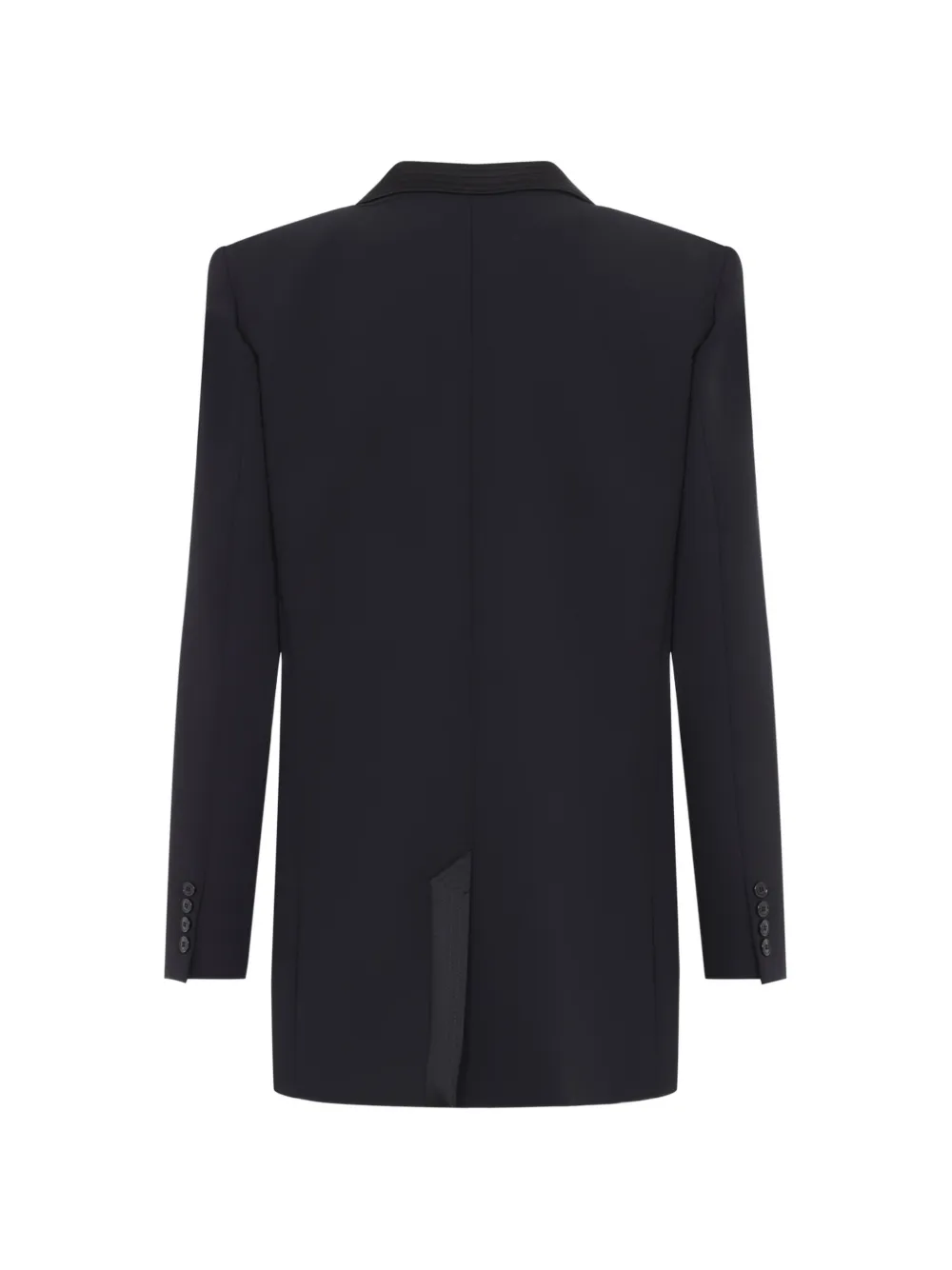 Elisabetta Franchi jacket in double-layer crêpe-and-satin fabrics Zwart