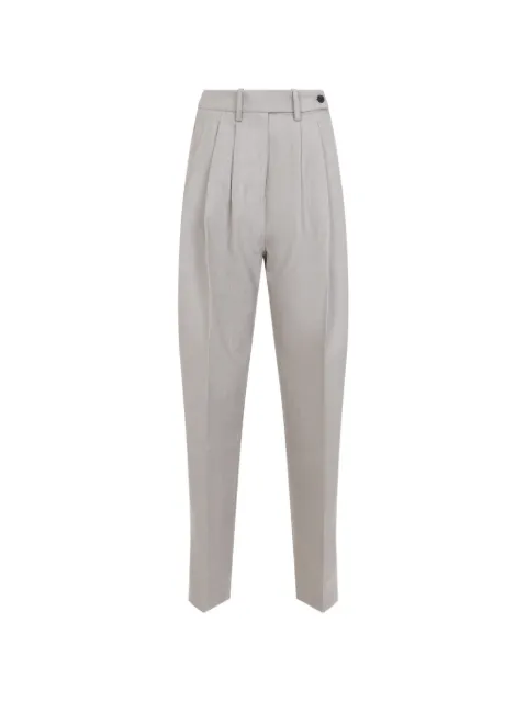 Co pleated tapered trousers