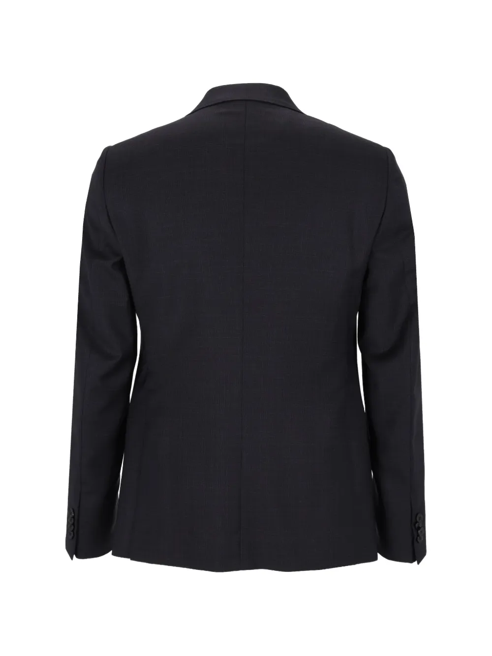 Zegna single-breasted wool suit Zwart
