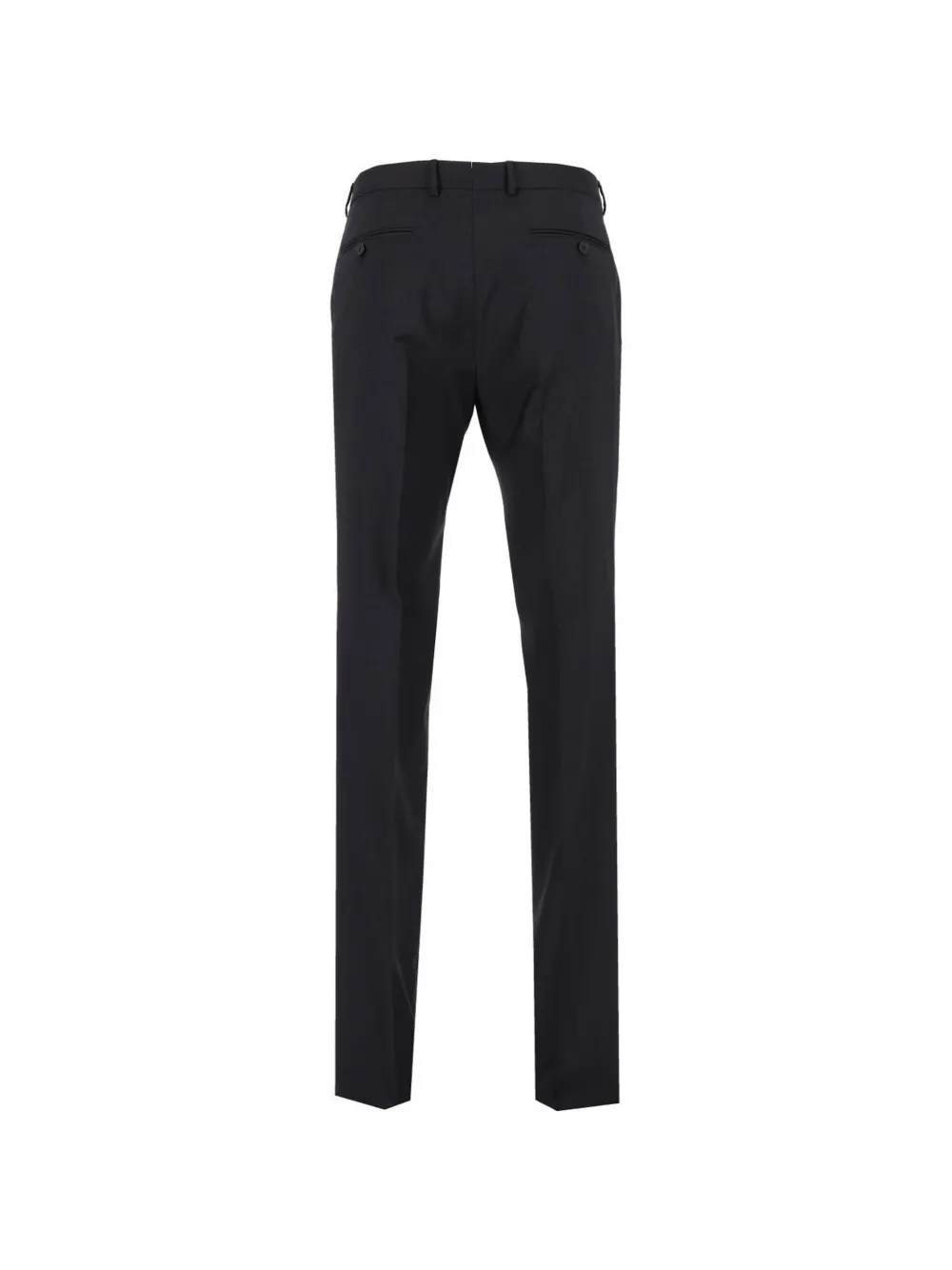 Zegna single-breasted wool suit Zwart
