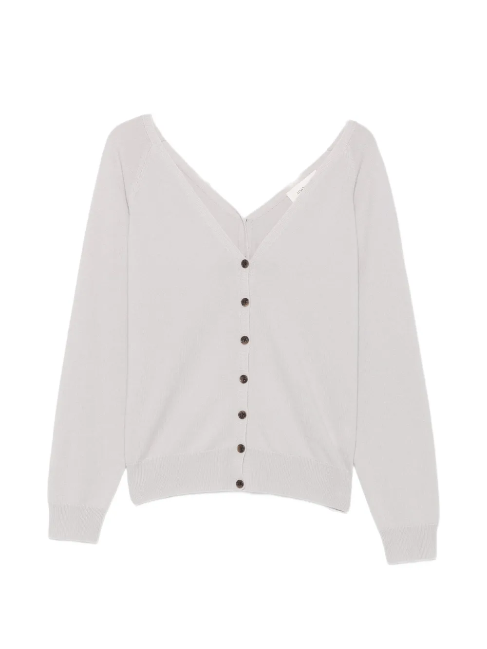 Lisa Yang Jiani V-neck button-down cardigan Grijs