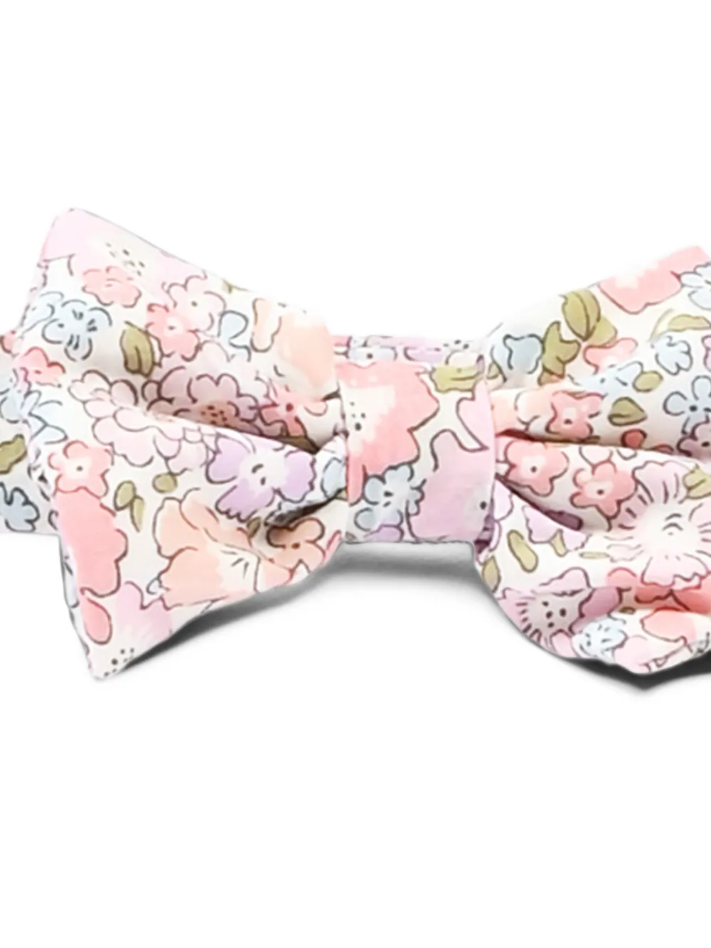 Pesciolino Rosso Kids floral-print bow head band Wit
