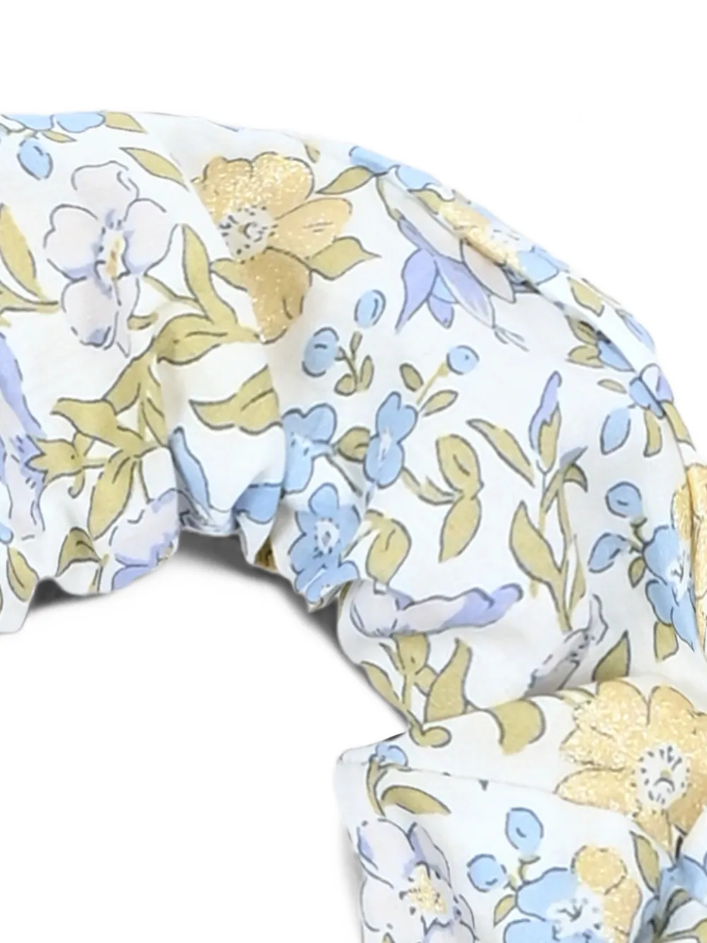 Pesciolino Rosso Kids Liberty floral-print scrunchie Wit
