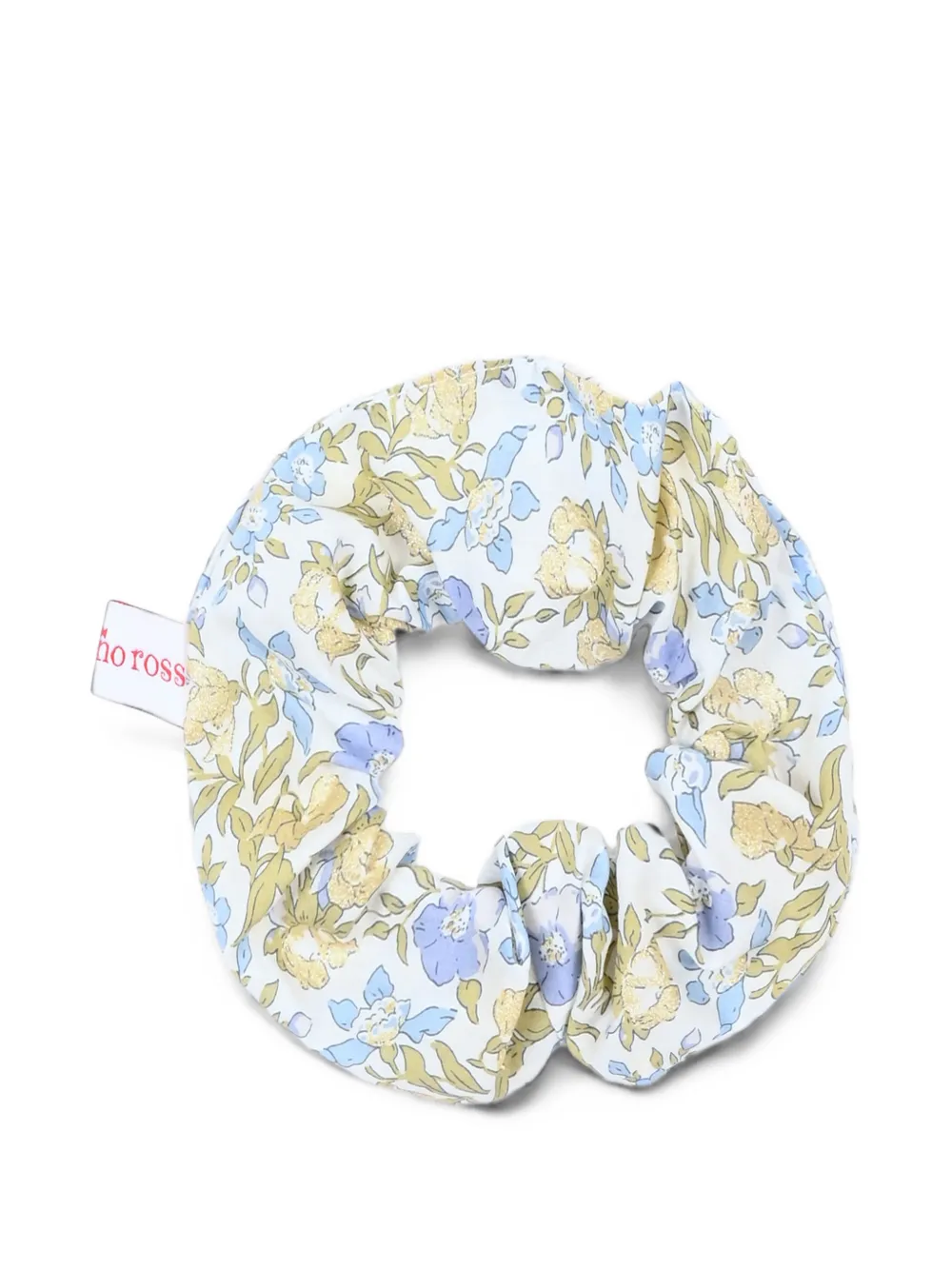 Pesciolino Rosso Kids Liberty floral-print scrunchie Wit