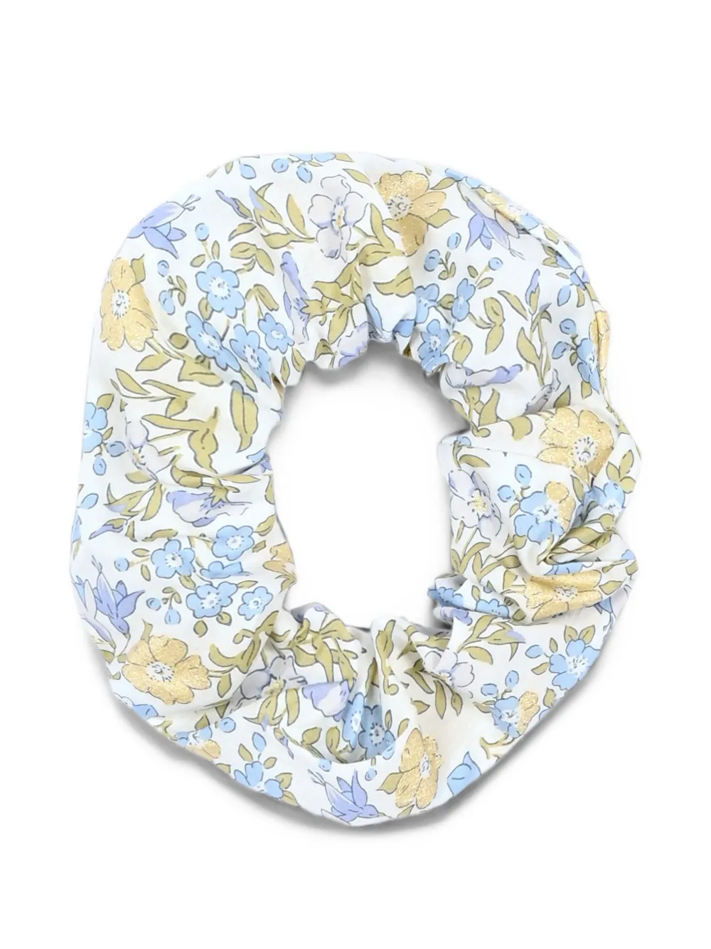 Pesciolino Rosso Kids Liberty floral-print scrunchie Wit