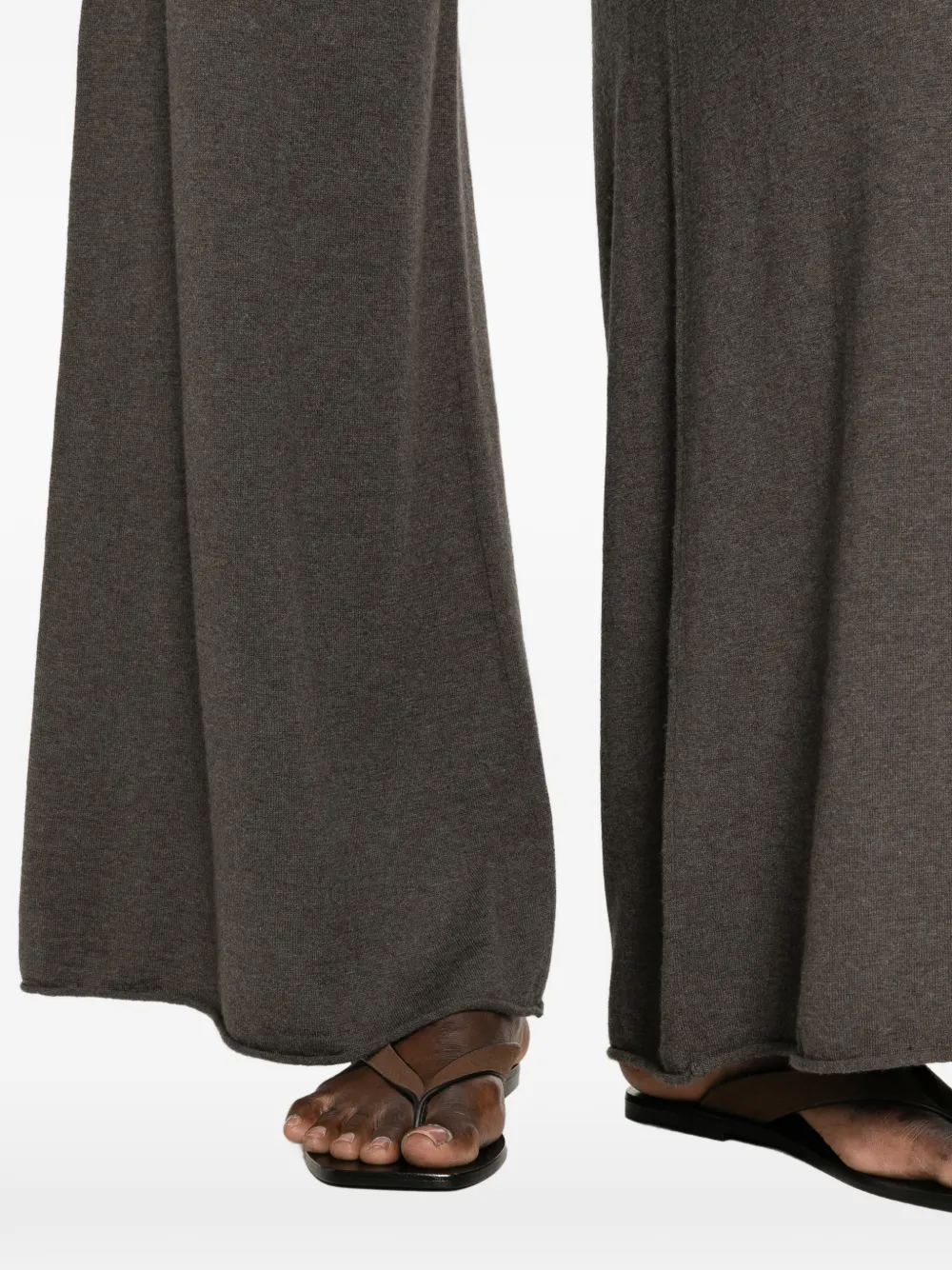 Lisa Yang Ainsley cashmere wide-leg trousers Bruin