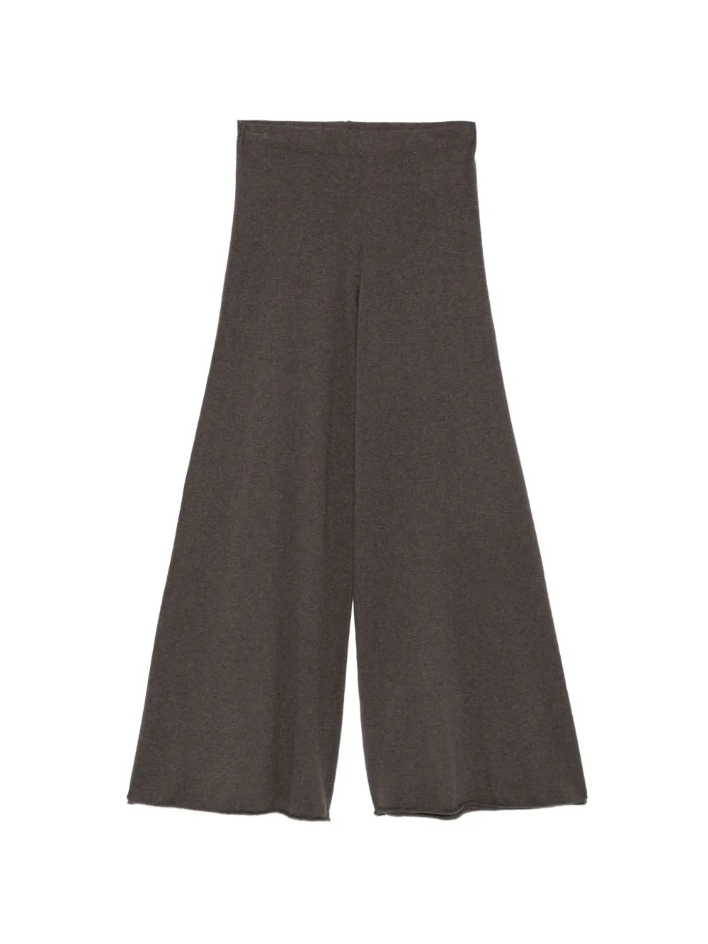 Lisa Yang Ainsley kasjmier broek met wijde pijpen Bruin