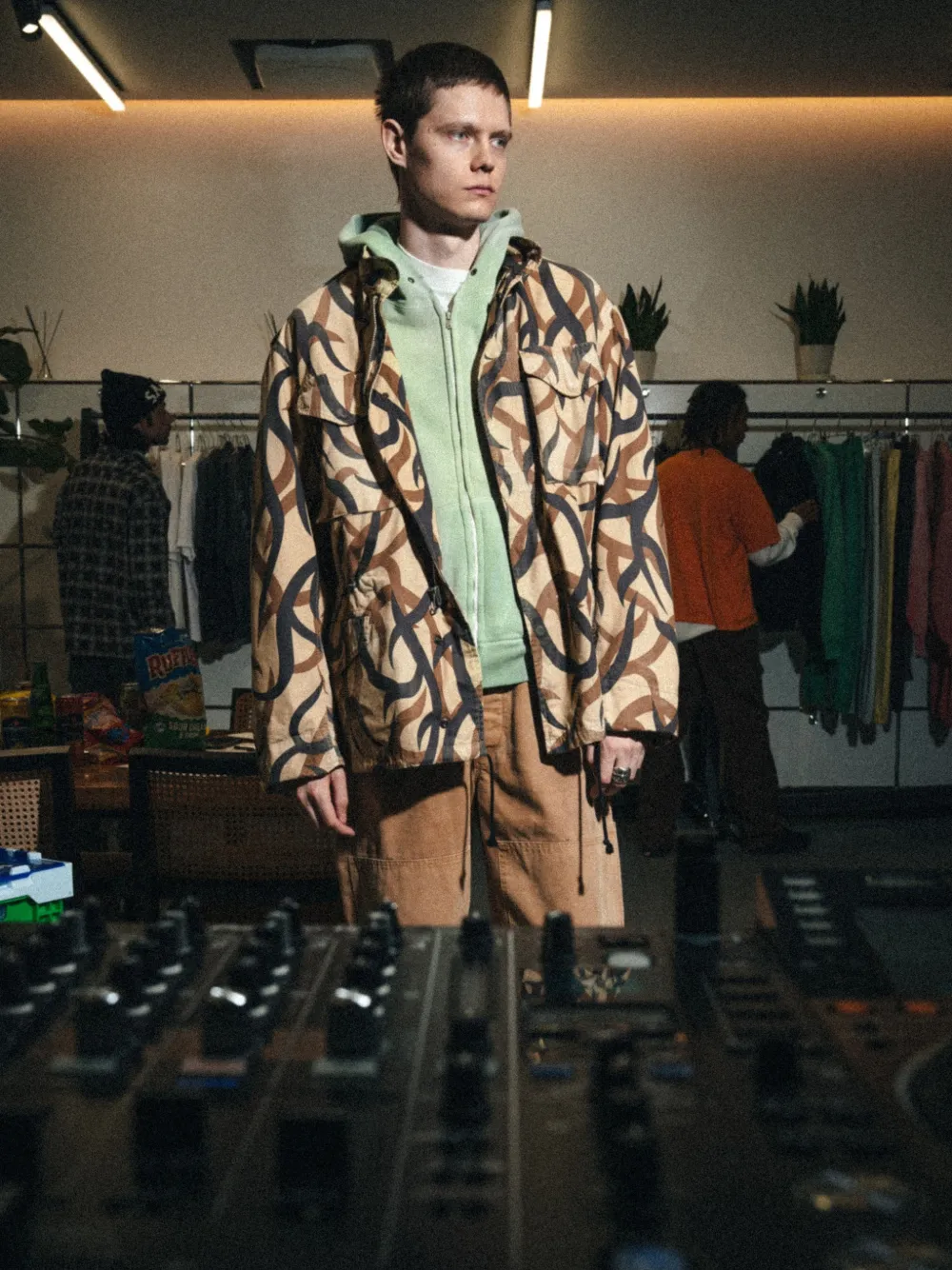 SAINT MXXXXXX M65 all-over-print jacket Beige
