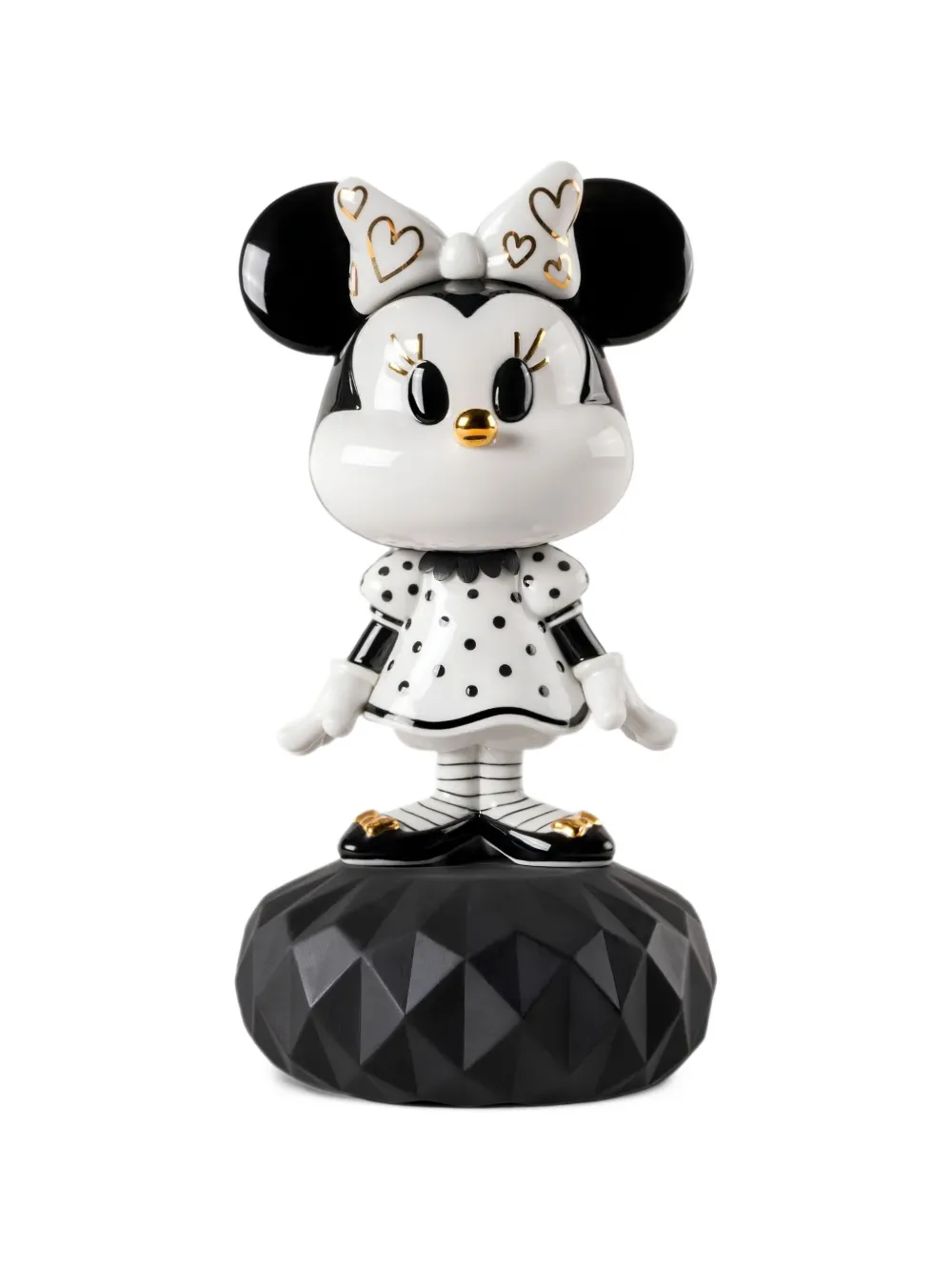 Lladró x Disney Minnie geometric-base figurine - Bianco