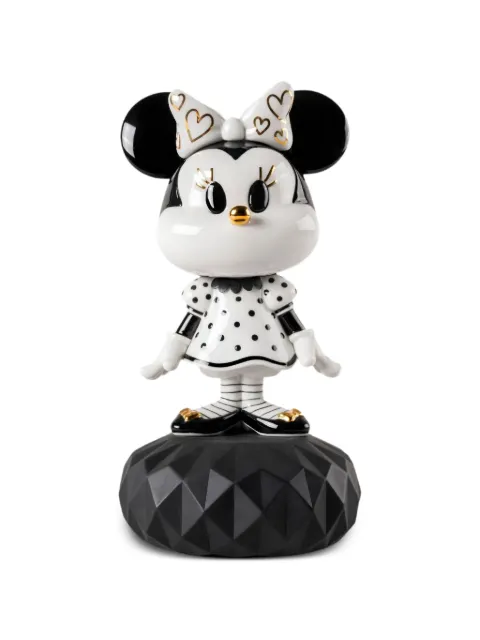 Lladró x Disney Minnie geometric-base figurine