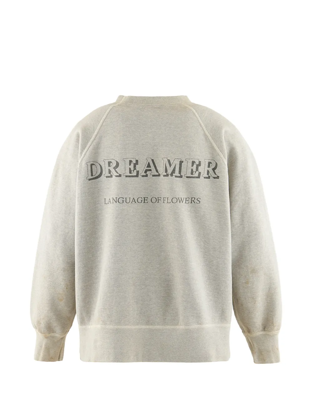 SAINT MXXXXXX flower-graphic sweatshirt Beige