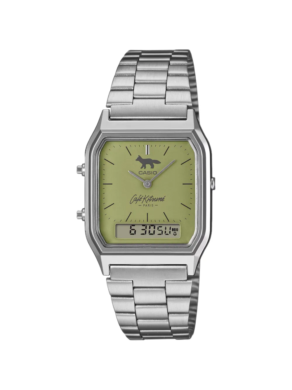 Casio x Café Kitsuné AQ230 39mm watch - Verde
